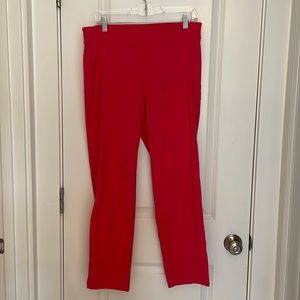 Pink ankle pants size 14